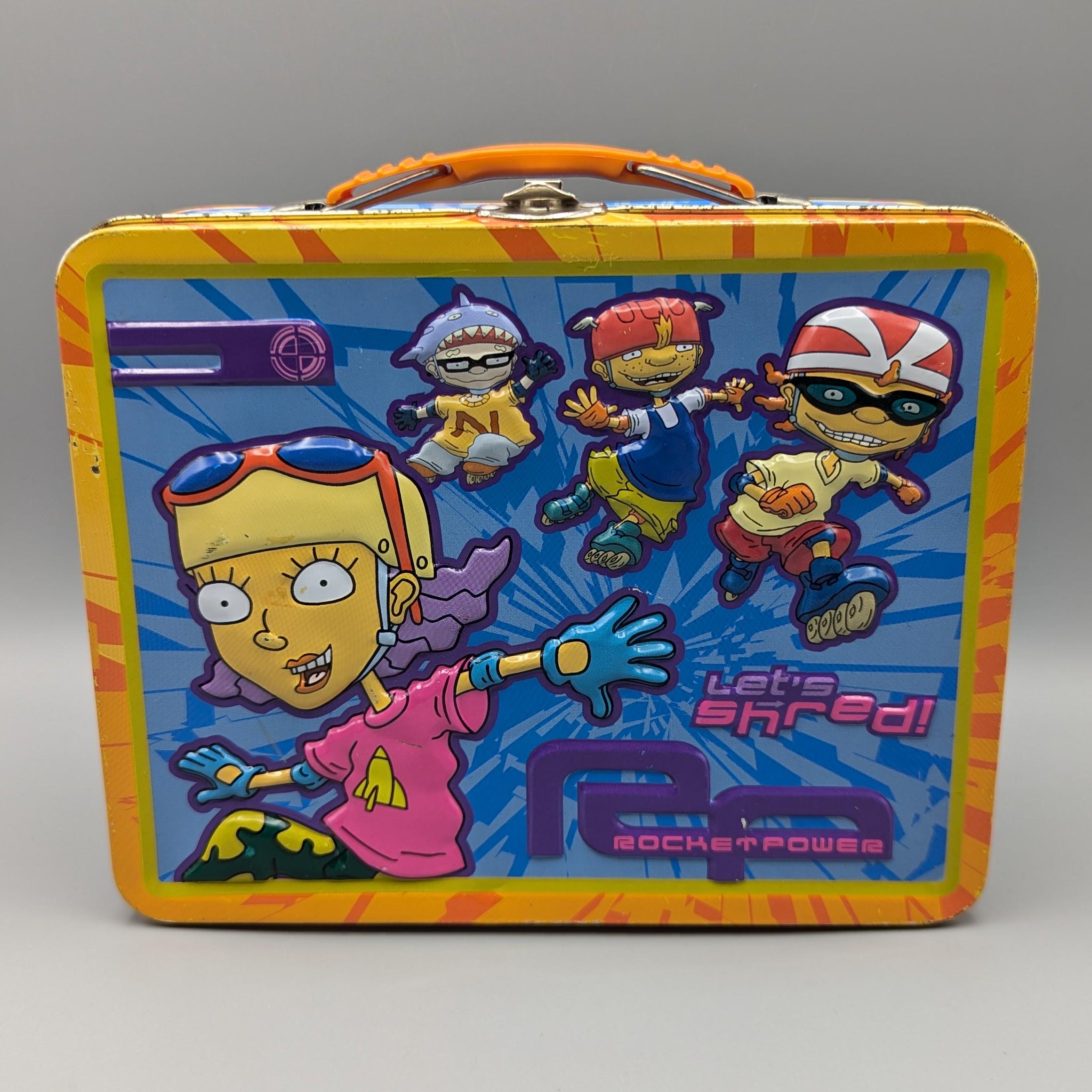 Vintage Nickelodeon Rocketpower Rocket Power Metal Lunch Box 2003