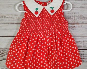 Vintage Baby Dress / Retro Toddler Dress / Gymboree Sleeveless Sun Dress / Baby Dress / Small S 18M 18 Months 24M 24 Months