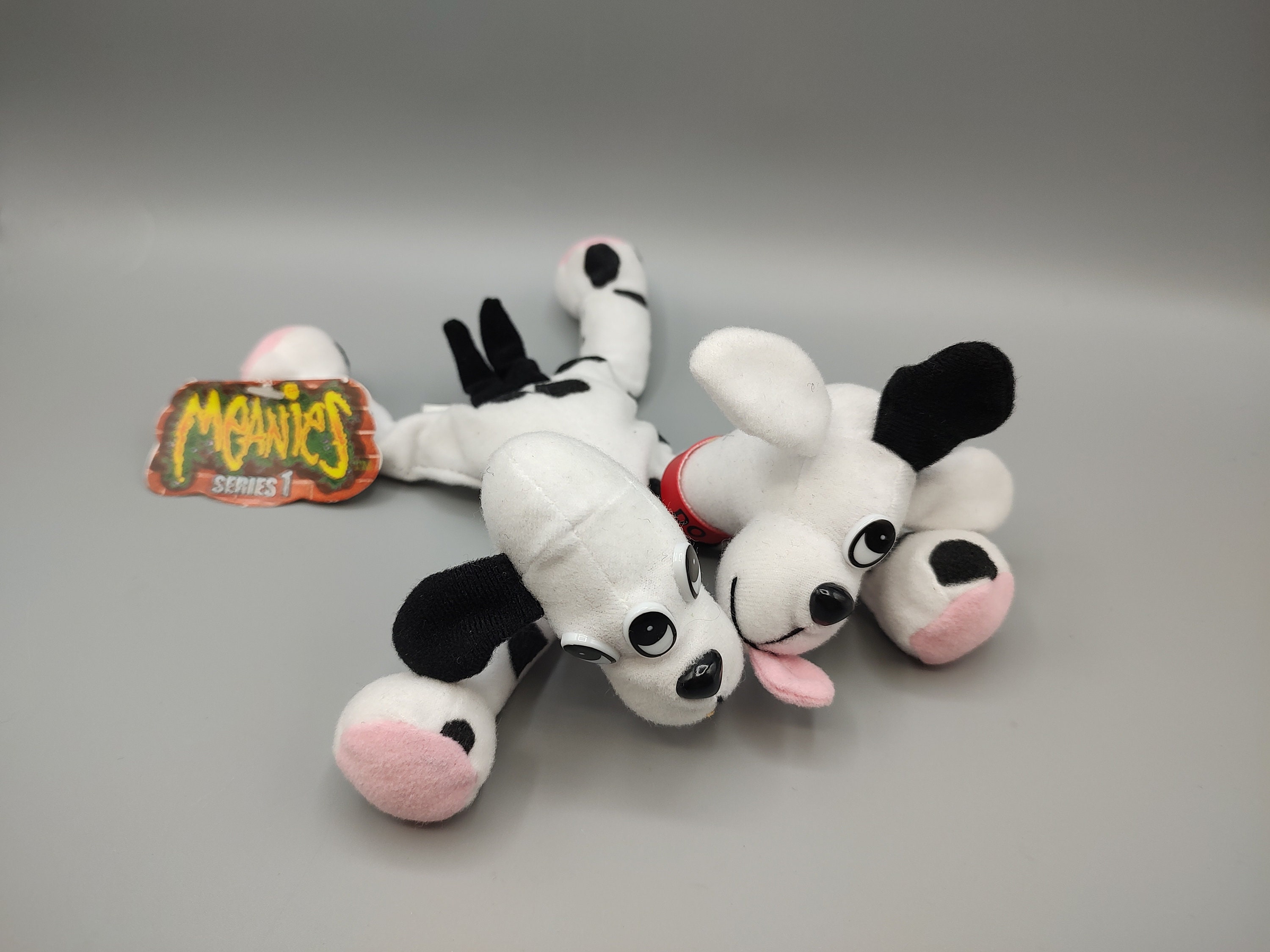 Vintage 1997 Meanies Series 1 Fi-do the Dalmutation Fido Plush