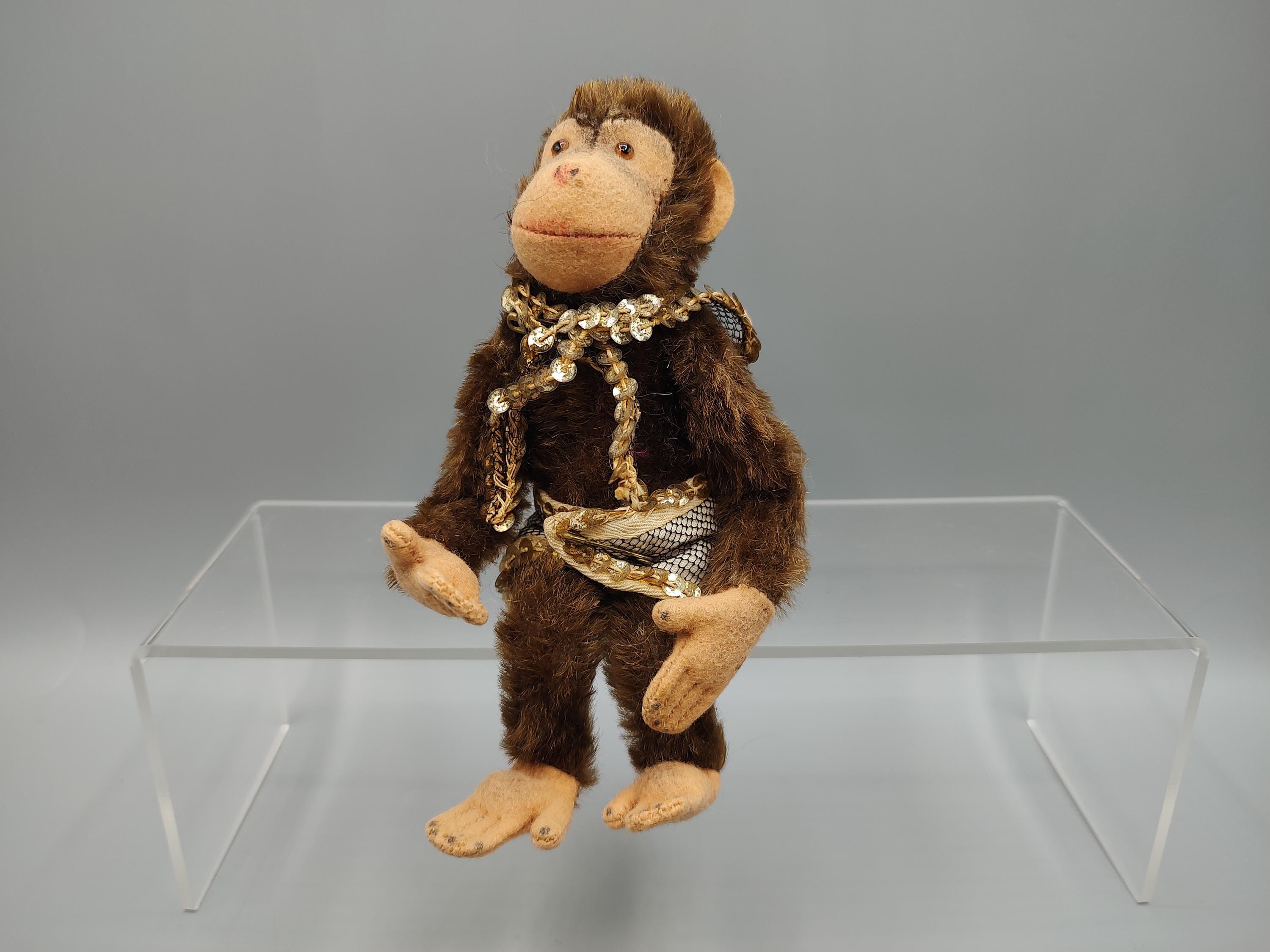 Vintage German Steiff JOCKO Mohair Monkey Chimpanzee Toy Jointed 6