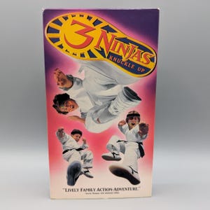 3 Ninjas VHS / Vintage Video VHS Tape / Retro Movie Film / 1990s 90s