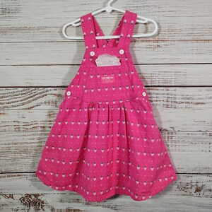 Baby Vintage Denim Kids Overalls Dress / Overall Skirt