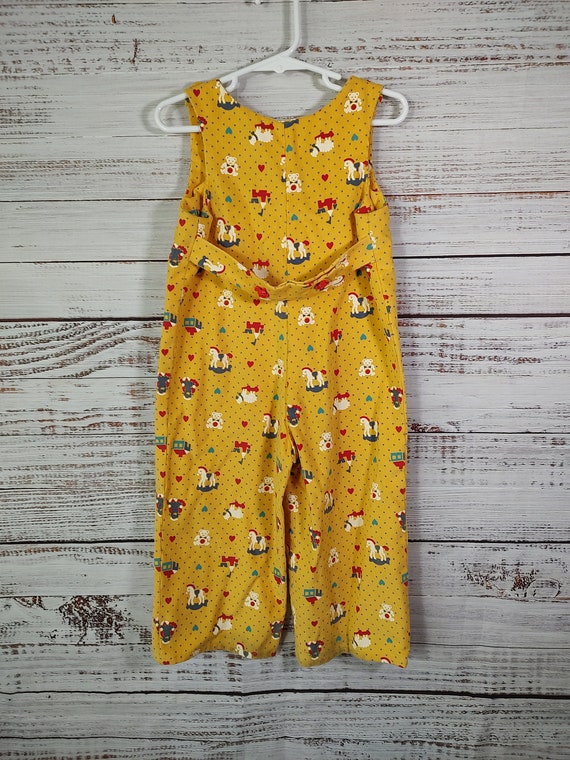 Toddler Vintage Corduroy Overalls / 1970s 70s Ove… - image 5
