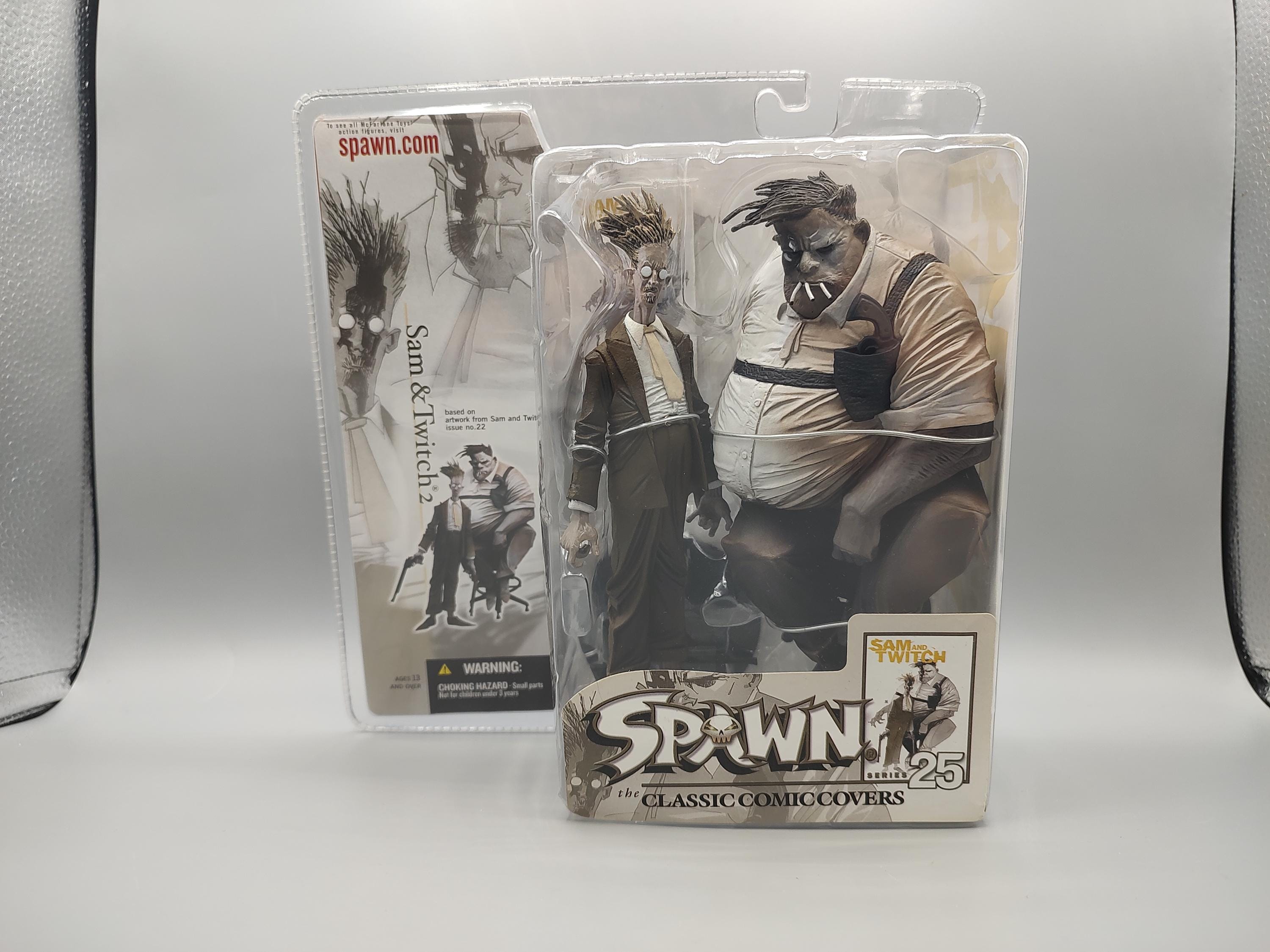 Vintage Mcfarlane Toys Spawn Classic Comic Covers Series Sam and