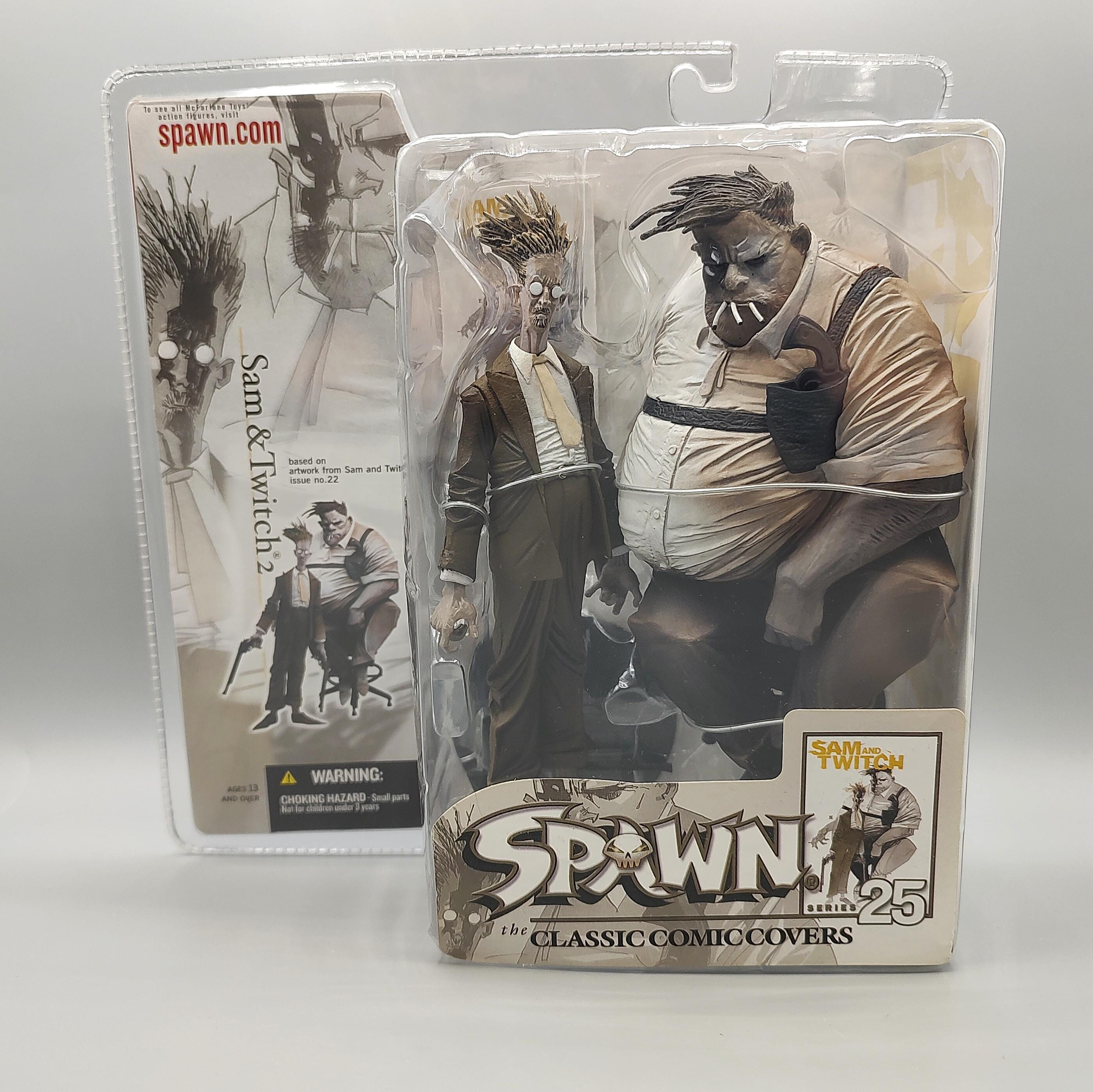 Vintage Mcfarlane Toys Spawn Classic Comic Covers Series Sam and