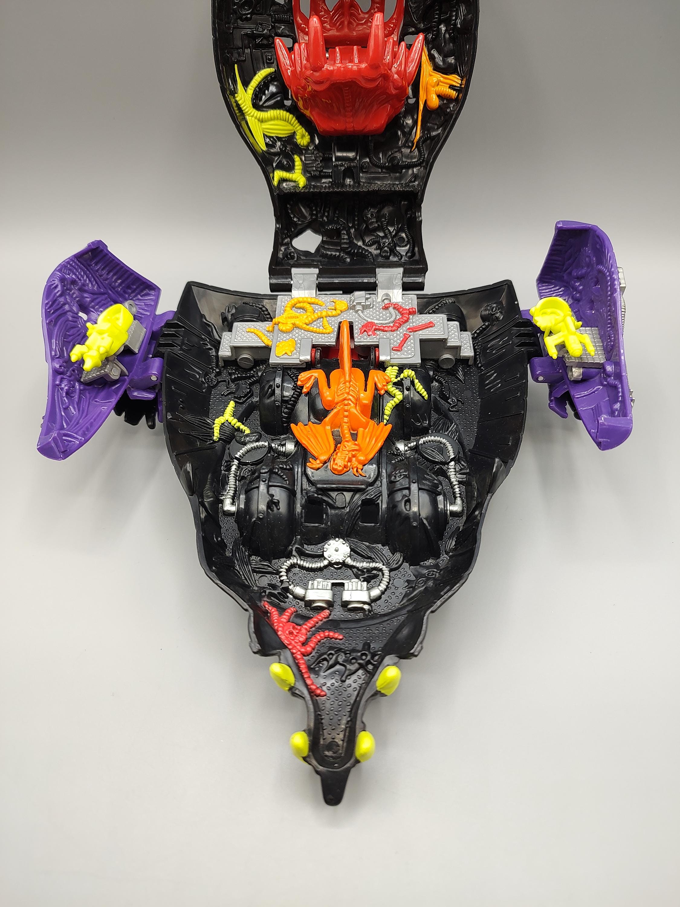 Vintage Mighty Max Bluebird Toy / Retro Miniature Play Set / 1990s
