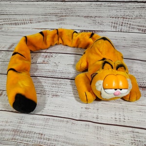 Garfield Plush Draft Dodger Long Tail Door Stop Vintage Cat