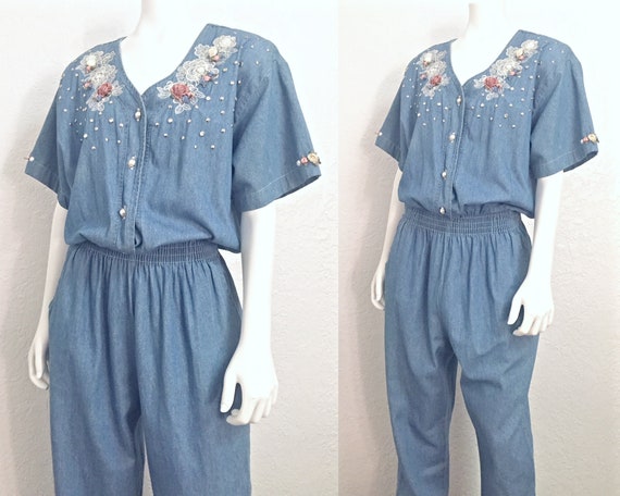Vintage Jumpsuit / 1990s Jumpsuit / 90s Jumpsuit /