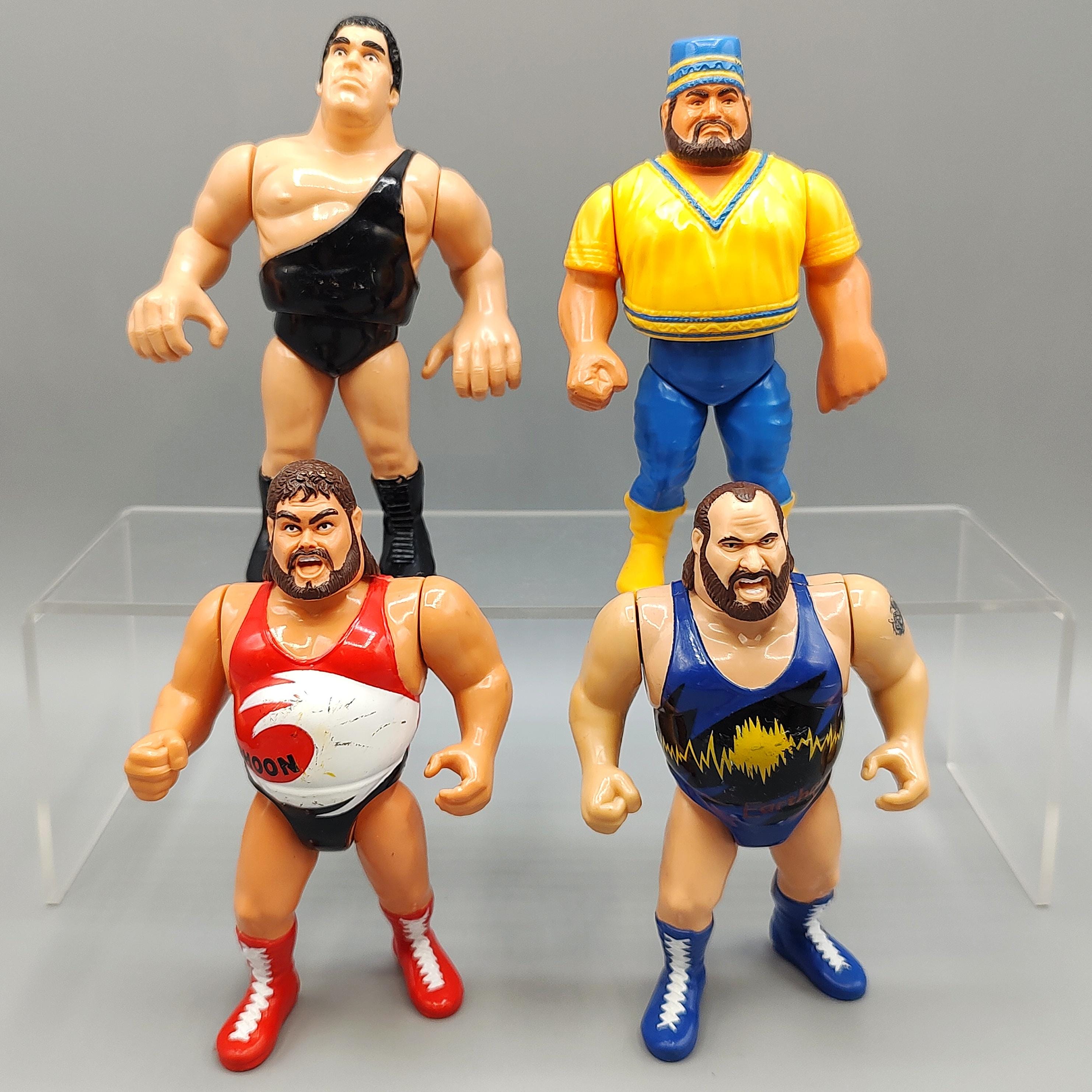WWE フィギュア　プロレス　ナチュラル・ディザスターズ WWF WWF Hasbro The Natural Disasters Earthquake Typhoon Figures 1992