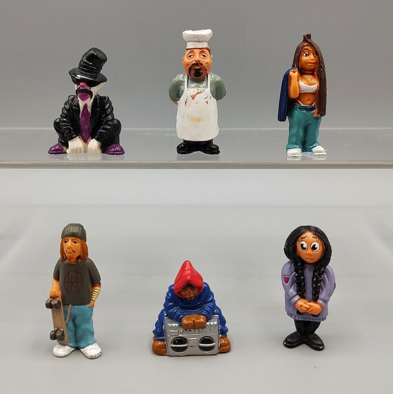 Vintage Homies Figure / Retro PVC Miniature Figurine / Y2k 2000s