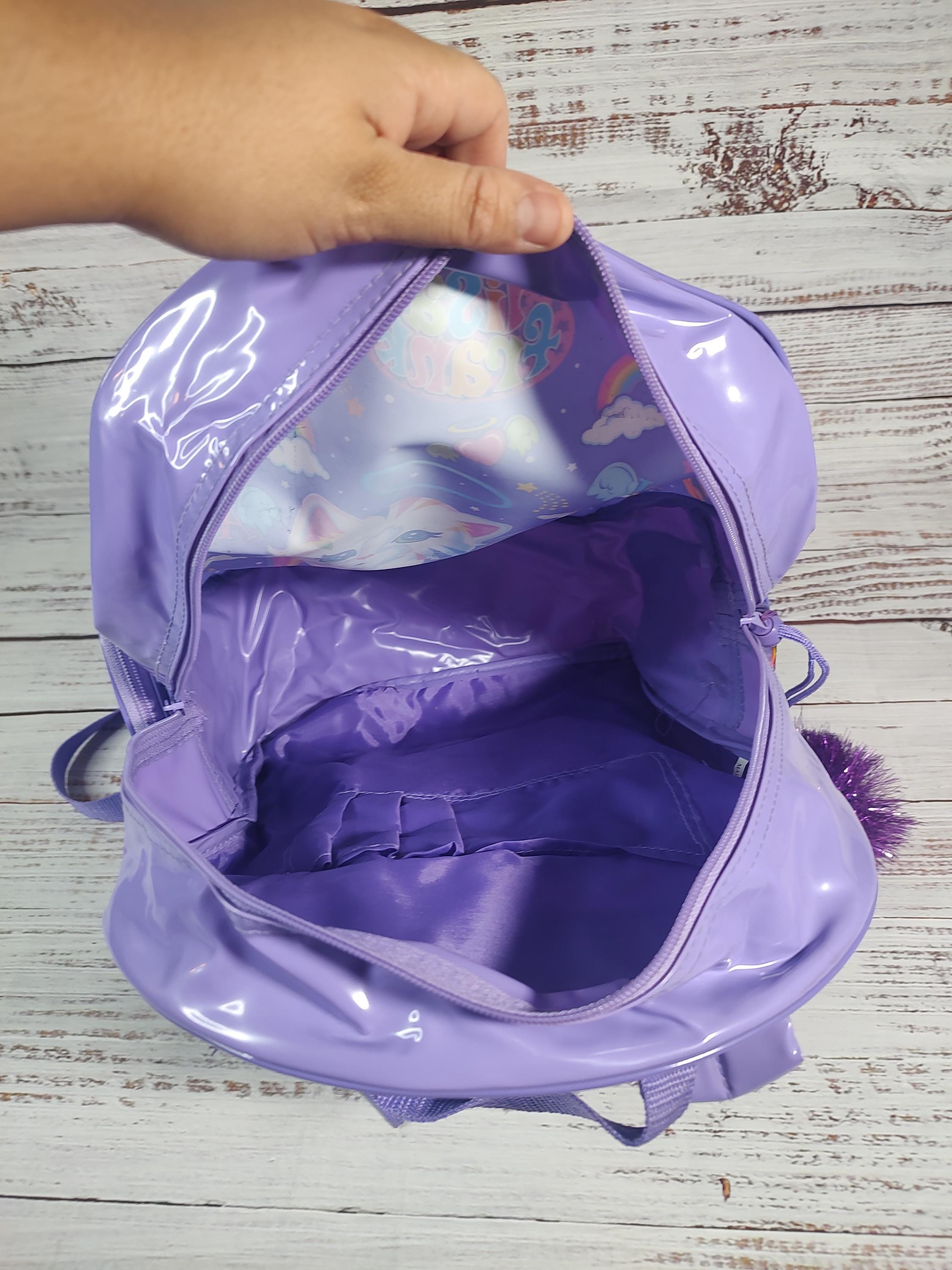 Vintage Lisa Frank Angel Kitty Clear Mini Backpack - Rare  display picture 1
