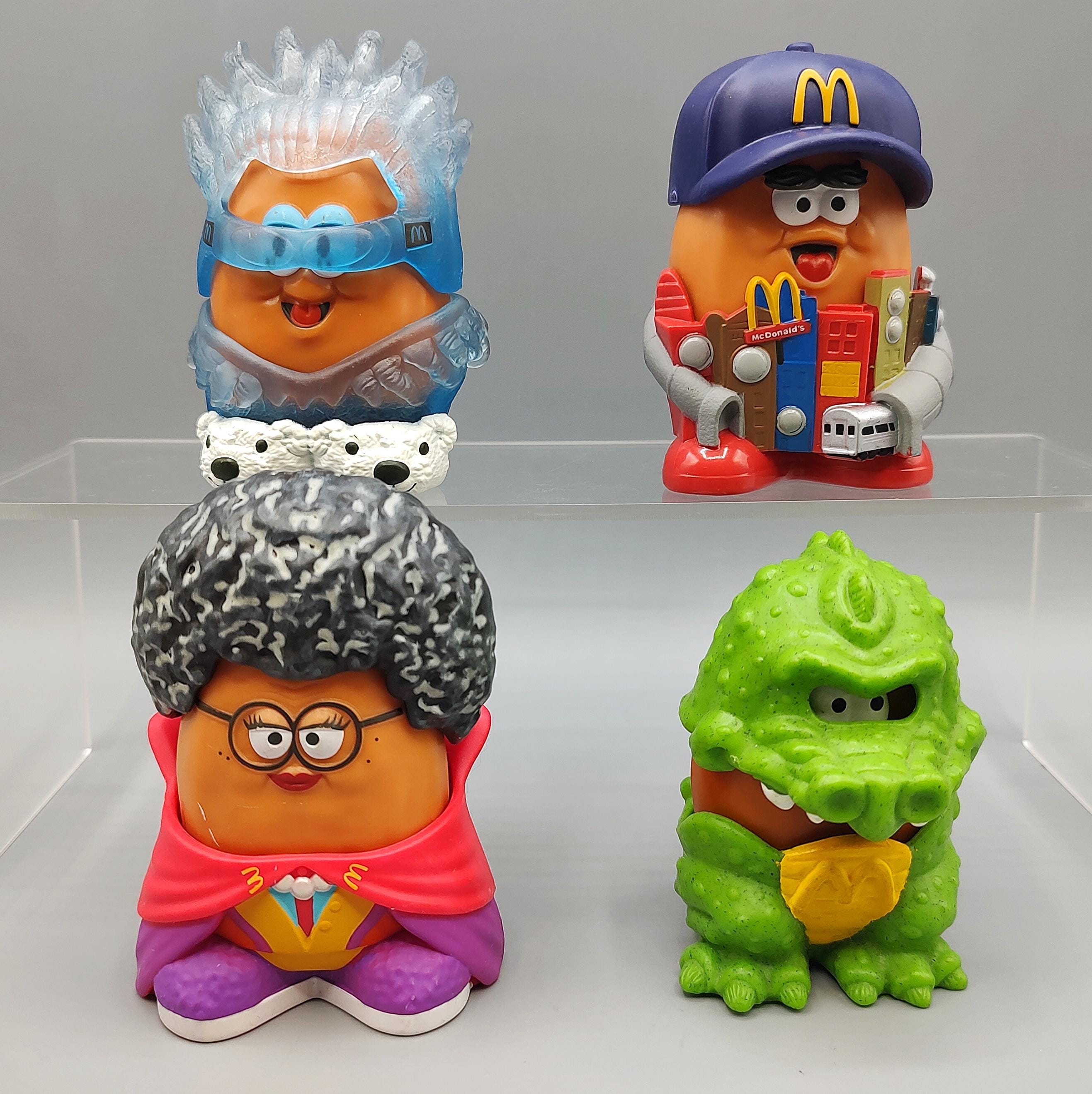 Vintage Mcdonalds Chicken Nugget Buddies Toys 1988 / Retro
