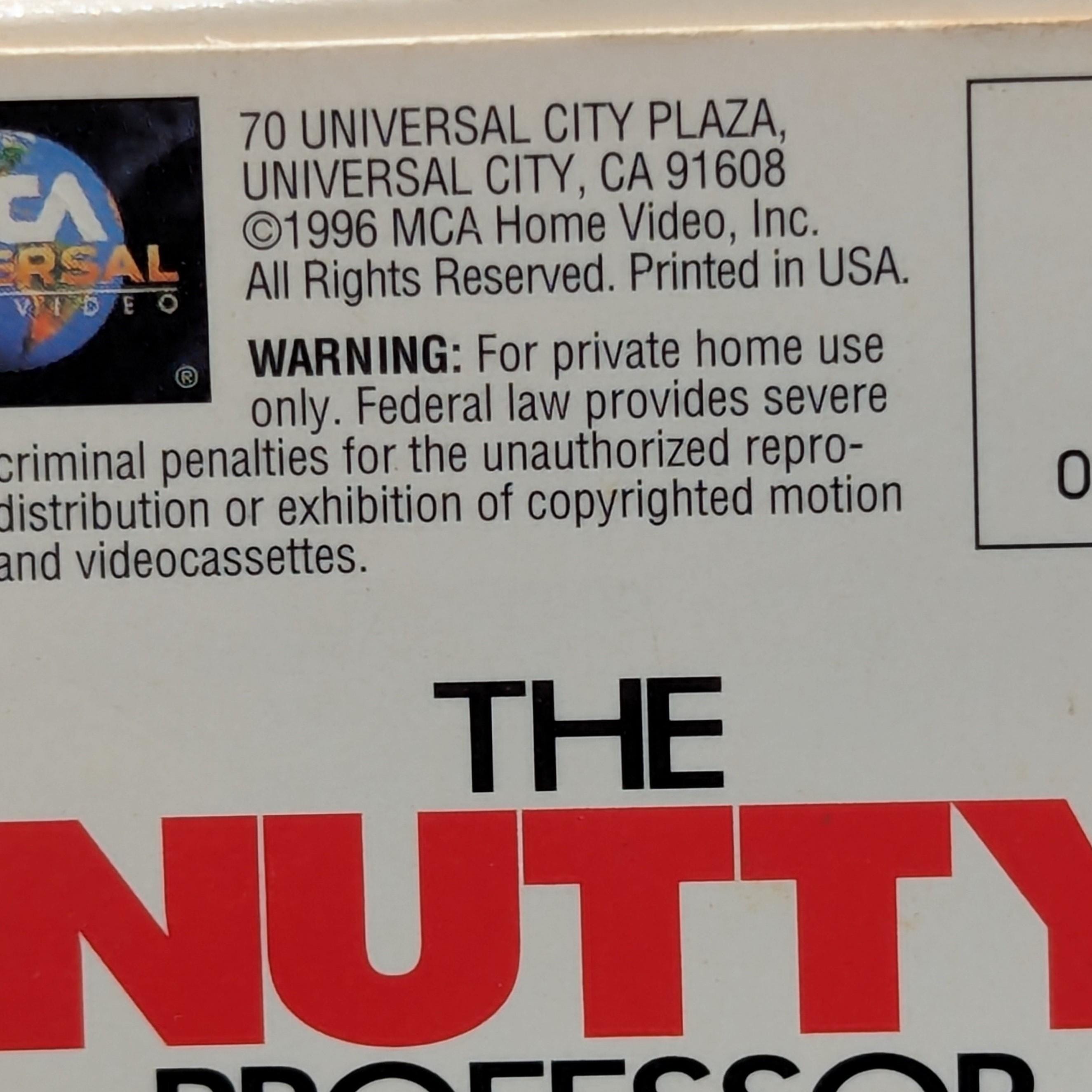 The Nutty Professor VHS / Vintage Video VHS Tape / Retro Movie 