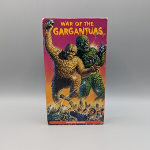 War of Gargantuas Monster Classic VHS / Vintage Video VHS Tape / Retro ...