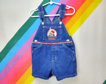 Baby Vintage Denim Overalls / Blue Jean / Jumper Jumpers Overall / 12M 12 Months