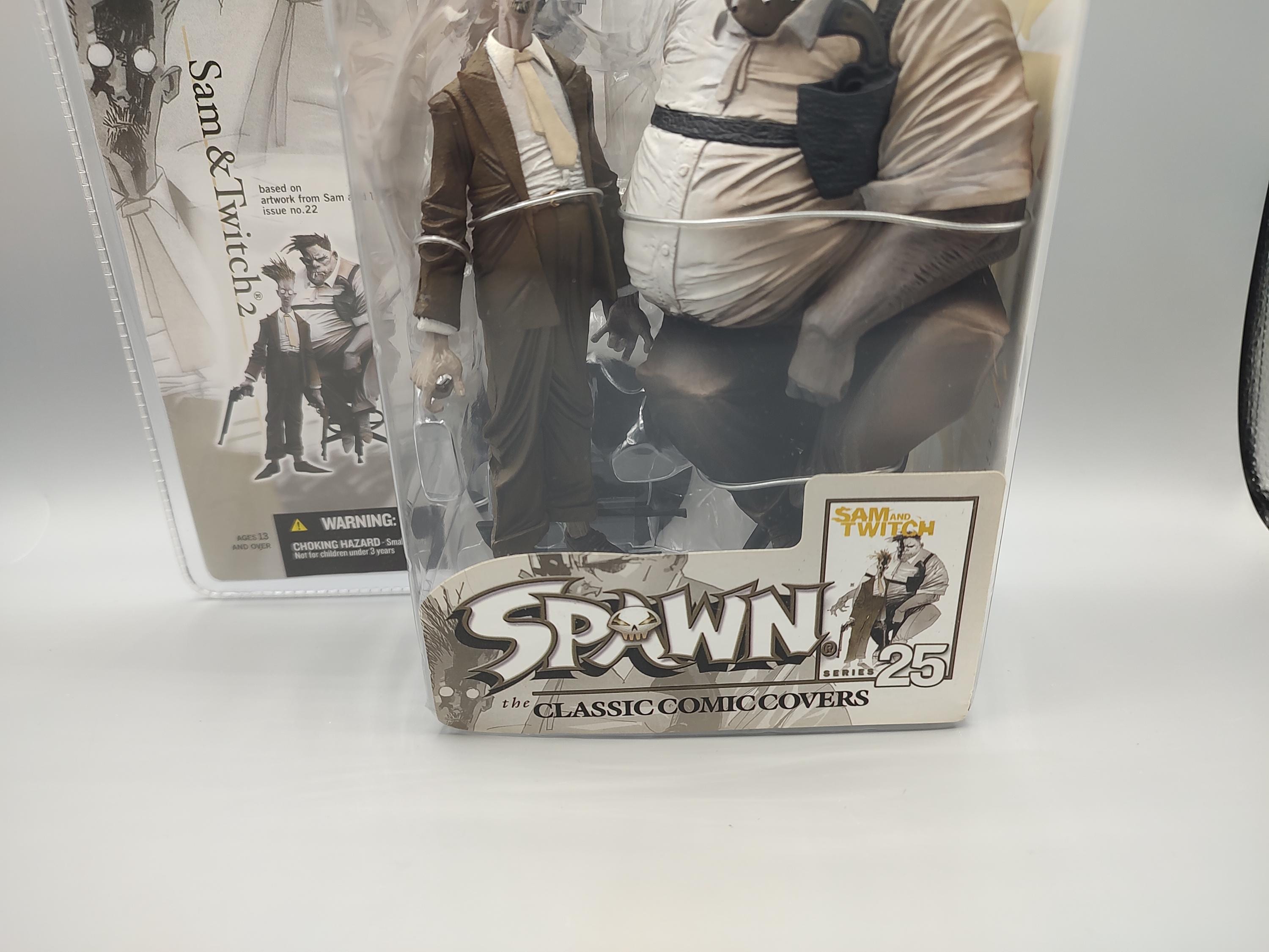 Vintage Mcfarlane Toys Spawn Classic Comic Covers Series Sam and