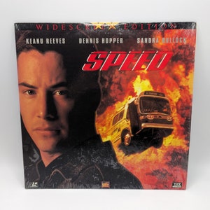Speed Keanu Reeves Sandra Bullock Laserdisc LD Movie / Laser Disk / Retro Vintage