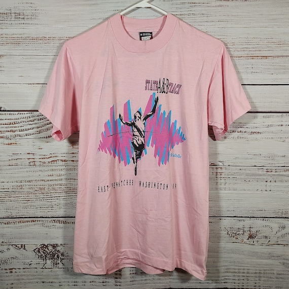 Vintage Pink T Shirt / Single Stitch T Shirt / Ret