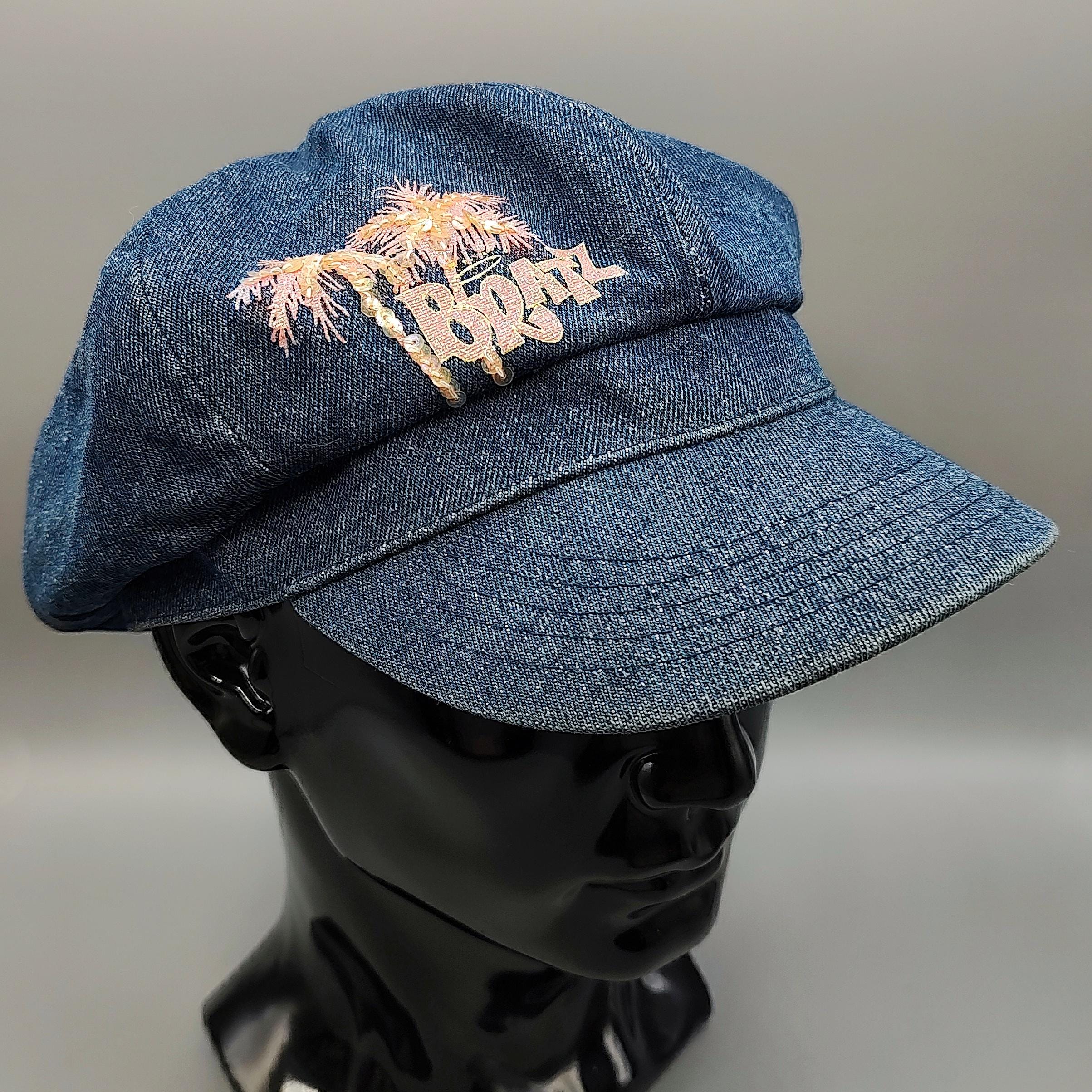 Y2k Denim Hat - Etsy