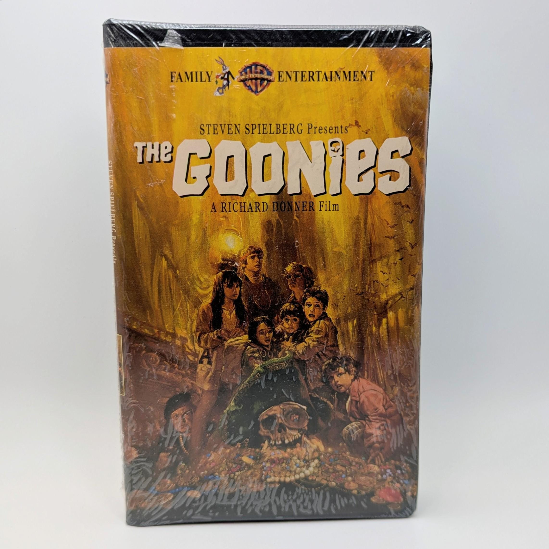 The Goonies VHS Clamshell 1985 New Factory Sealed With Watermark