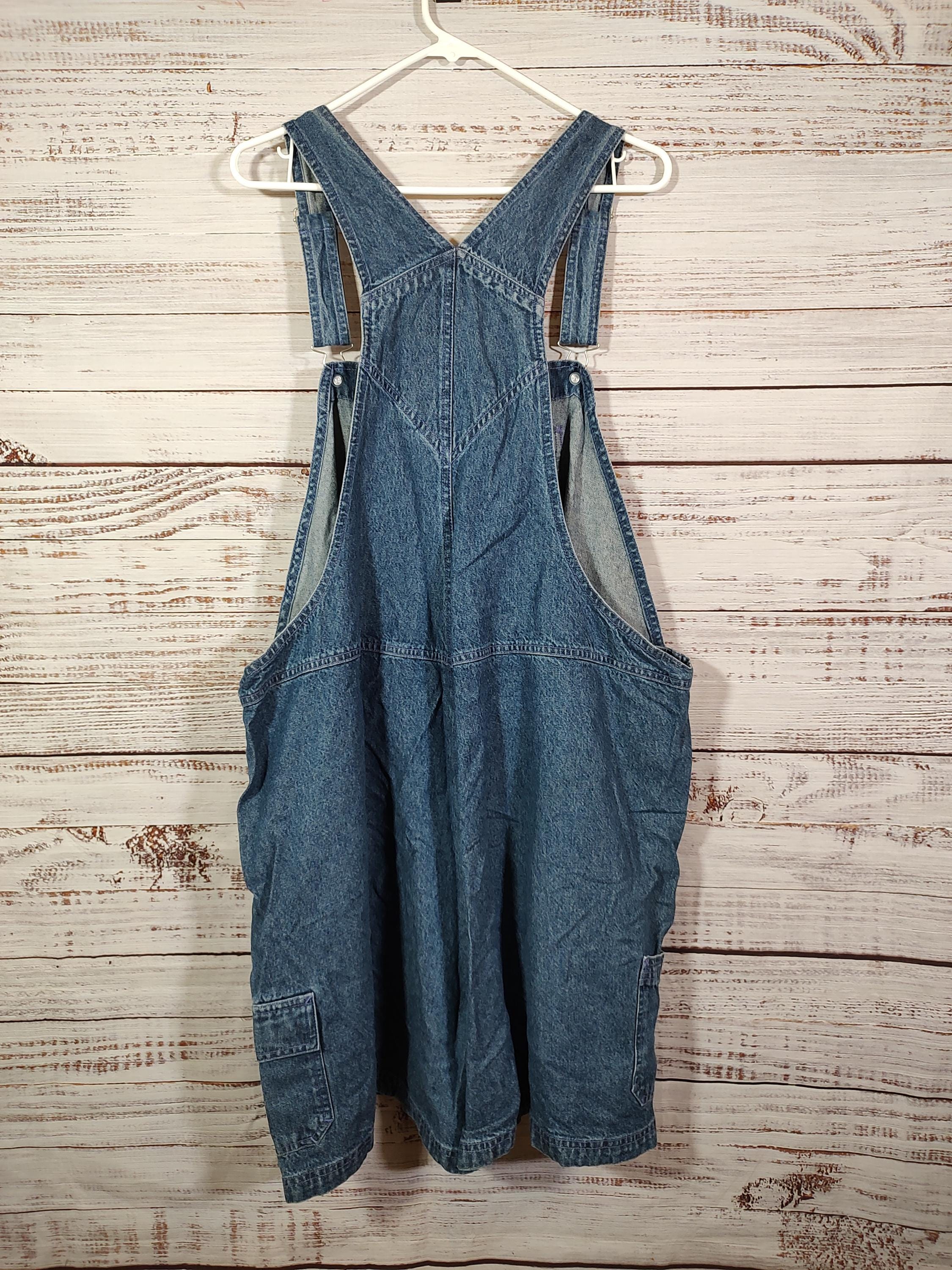 Vintage Denim Looney Tunes Tweety Bird Overalls / Womens Juniors 