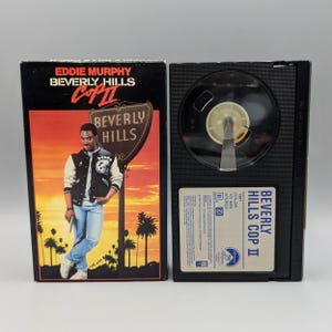 Eddie Murphy Beverly Hills Cop 2 II / Vintage Video BETAMAX Tape / Retro Movie Film / 1990s 90s 1980s 80s