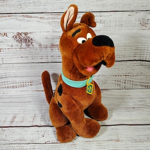 Vintage Large Scooby Doo Talking Moving Plush 1998 Cartoon Network ThinkWay Stuffed Animal / 1990s 90s / Retro Toy Doll