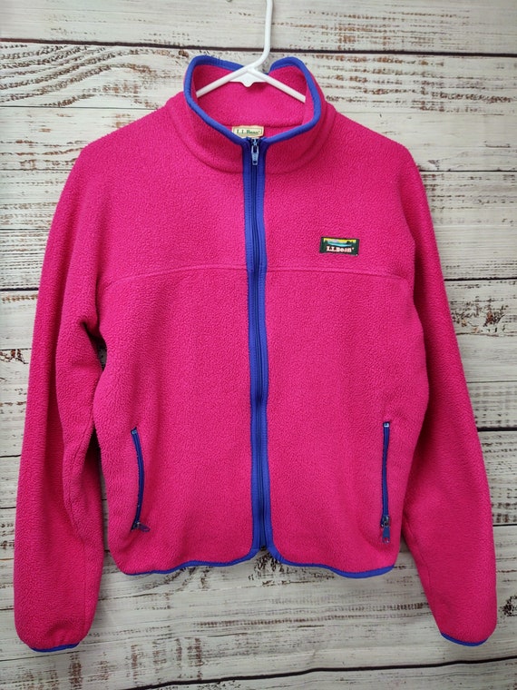 Hot pink top fleece jacket