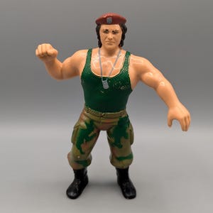Vintage WWF LJN Wrestling Superstars / Action Figure Rubber Wrestler / 1980s 80s / Corporal Kirchner