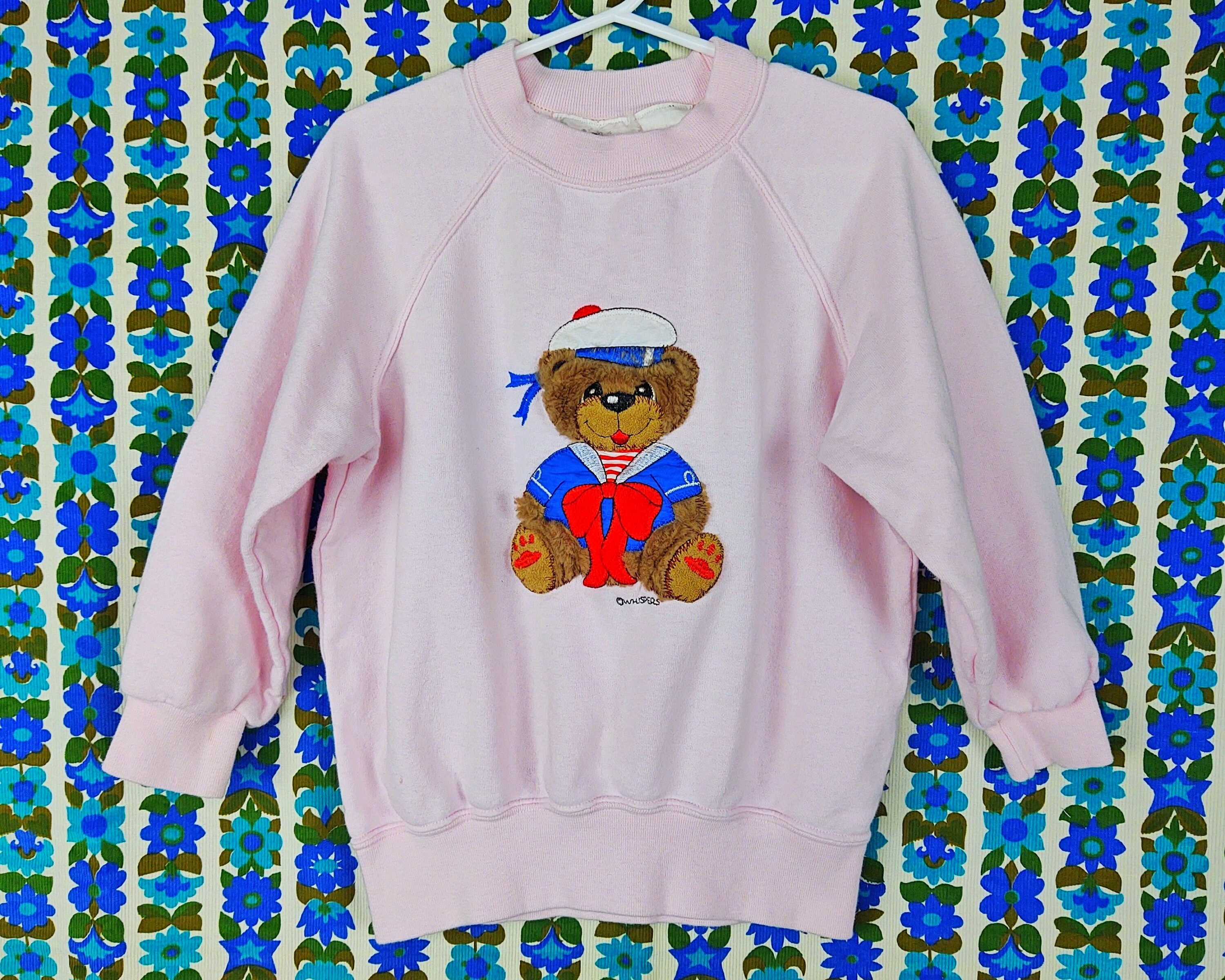 Kids Sweater / Pink Teddy Bear 