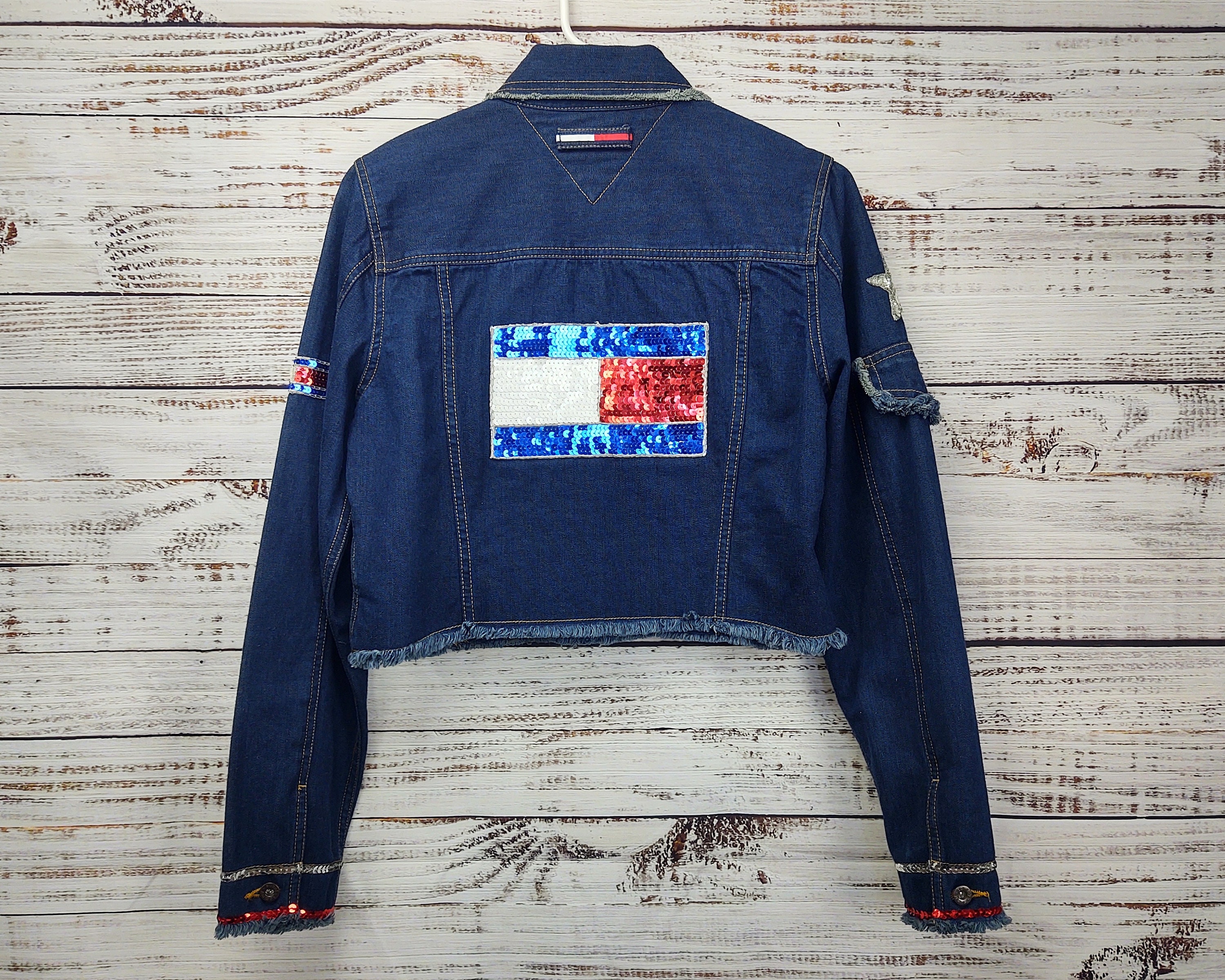 Vintage tommy hilfiger denim jacket Clearance