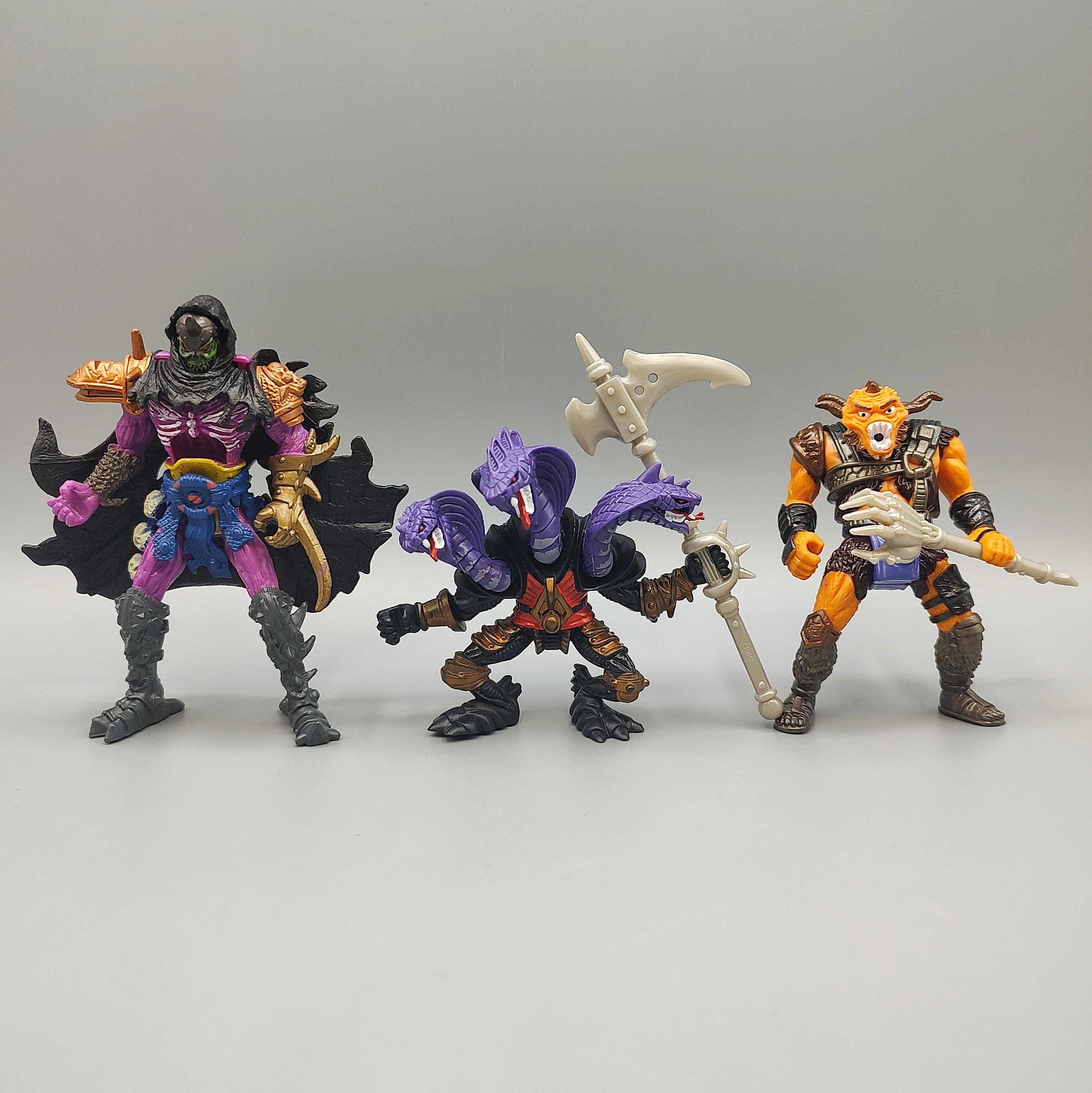 Vintage Chap Mei Beast Raider Figure Lot of 3 / Retro Figurine