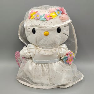 Vintage Mcdonald's Sweetheart Wedding Plush Hello Kitty Sanrio