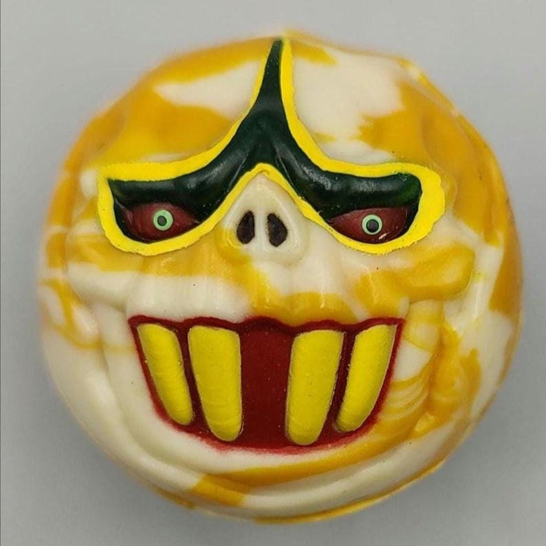 Vintage Monster Bouncy Balls Madball Knock Off / 1980s 80s 1990s 90s / Retro Toy image 2
