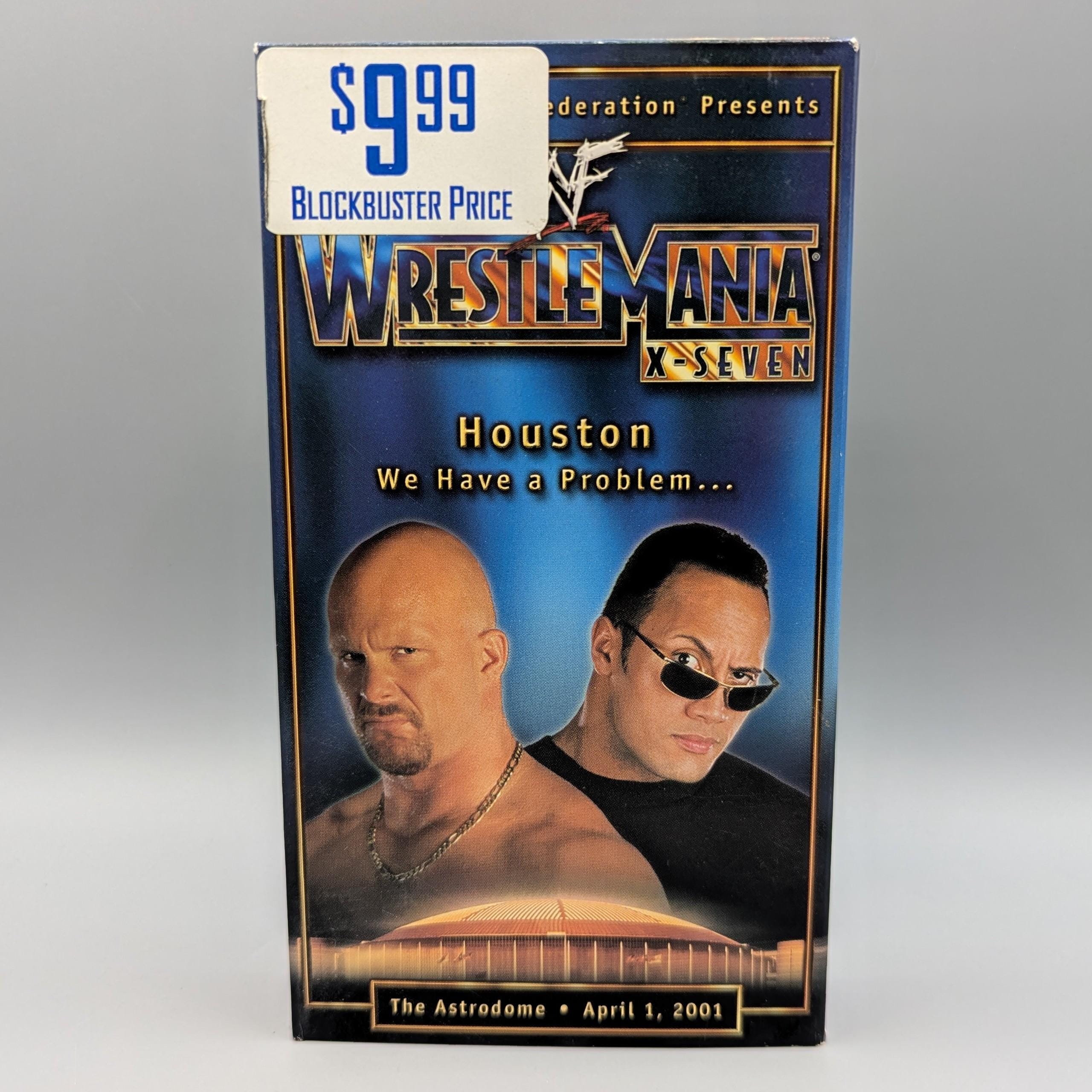 Vintage Wrestlemania X-seven 17 WWF Wrestling / Vintage Video VHS