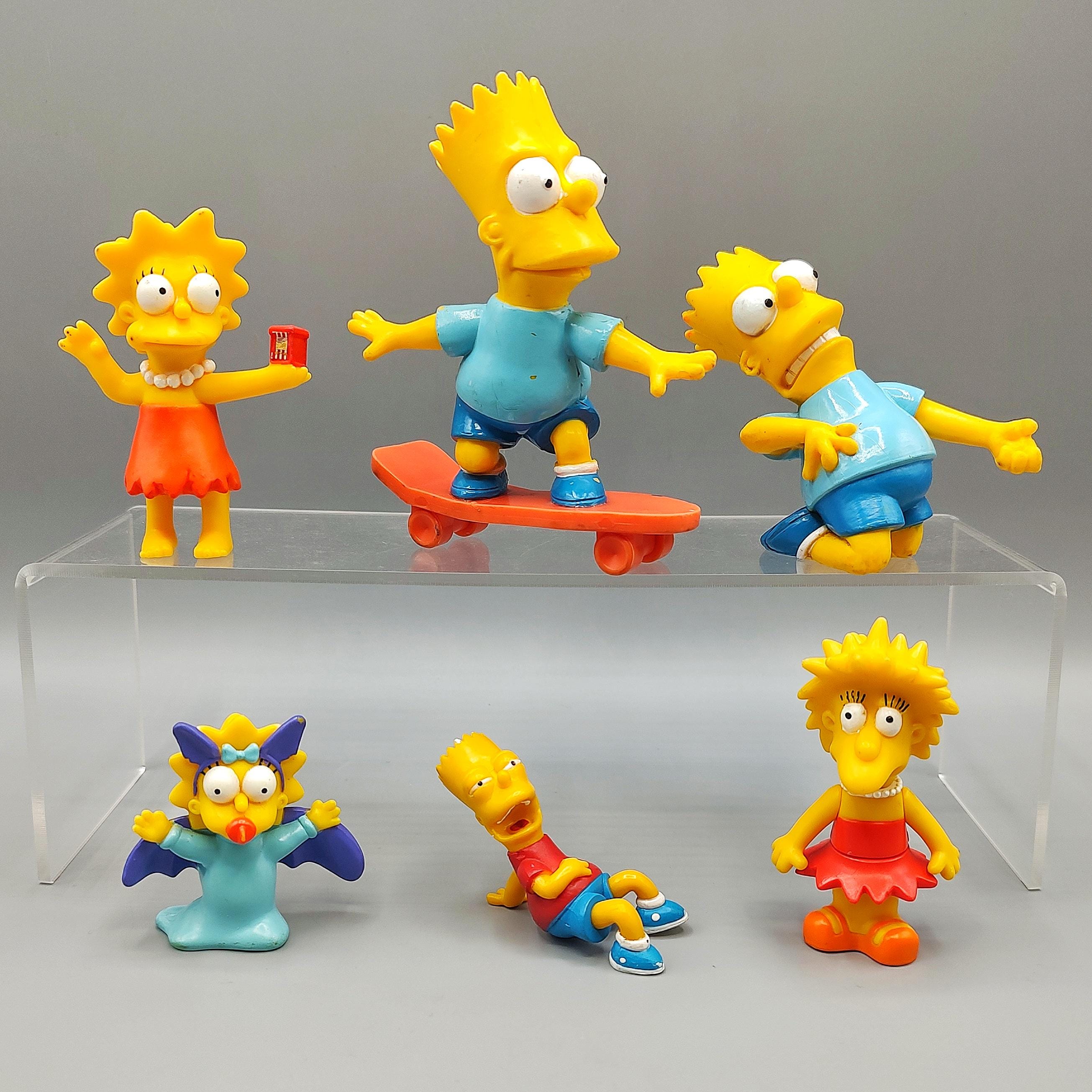 Figurine Bart Simpson Avec Sac à Dos - édition 1990, 7 Cm, Collector Vintage