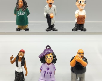 Vintage Homies Figure / Retro PVC Miniature Figurine / y2k 2000s 00s / Chicano Cholo