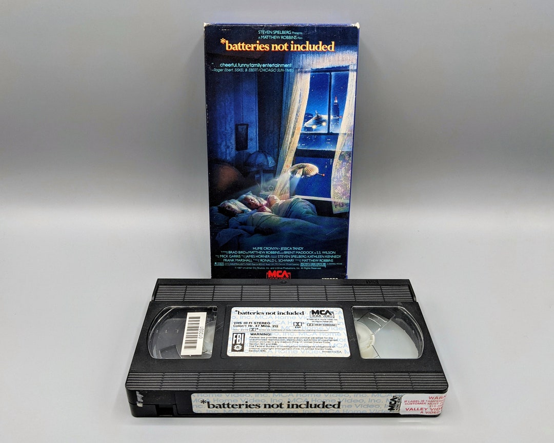 Batteries Not Included / Vintage Video VHS Tape / Retro Movie Etsy