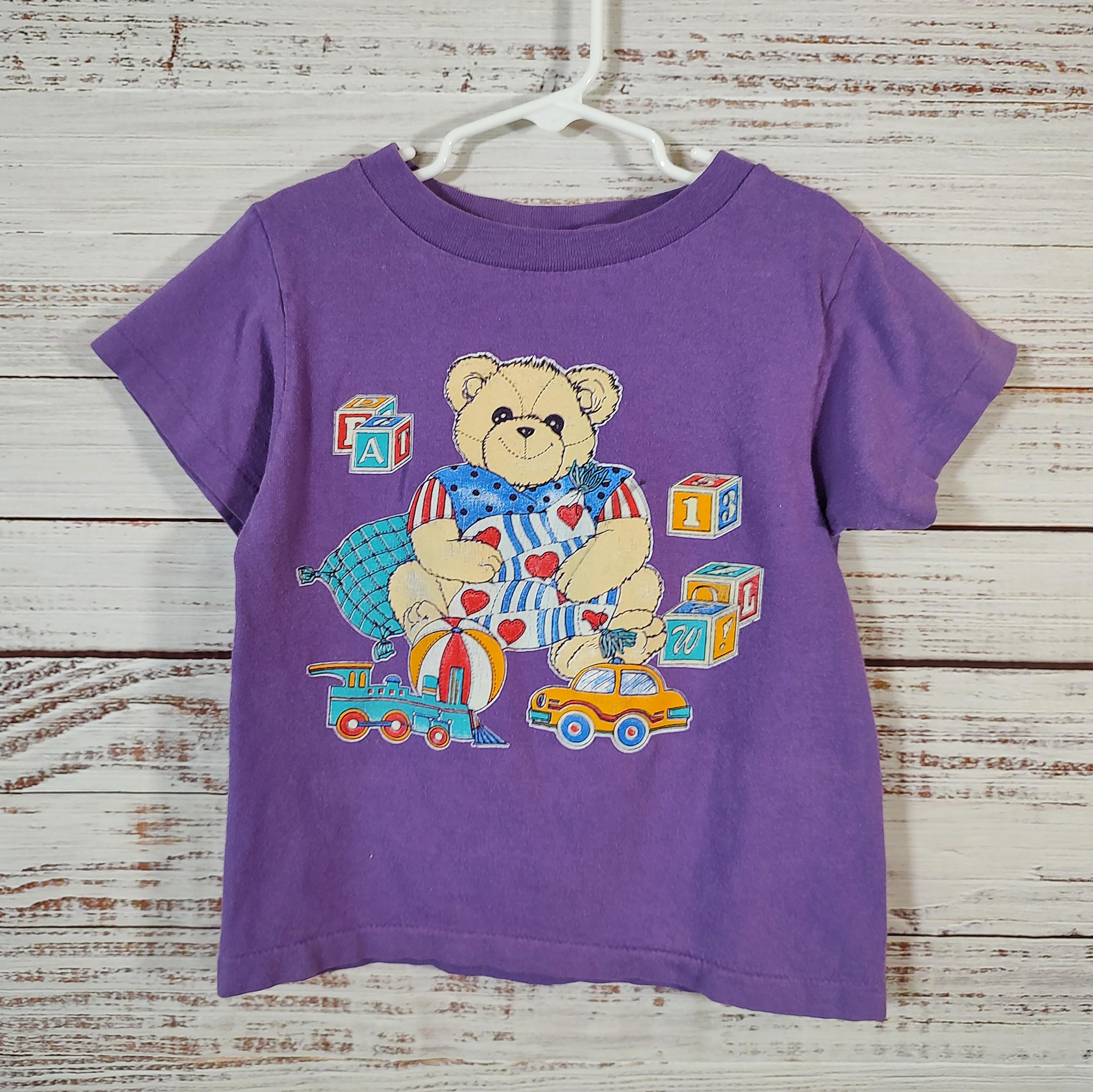 USA製幻80s 90sツイッギー TwiggyフォトヴィンテージTシャツキッズ Vintage Kids Tee Shirt / Top T Shirt / 1990s 90s / Graphic Tee