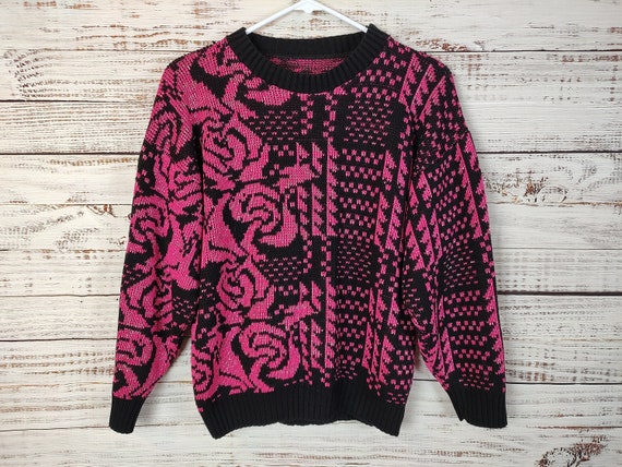 Vintage Sweater / 80s 1980s / 90s 1990s / Sparkly… - image 2