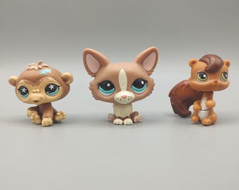 Littlest Pet Shop #1106 – Chien Basset Authentique LPS Série 128, Très Bon état