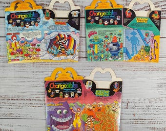 Vintage Changables Mcdonalds Happy Meal Box Happy Meal / Happy