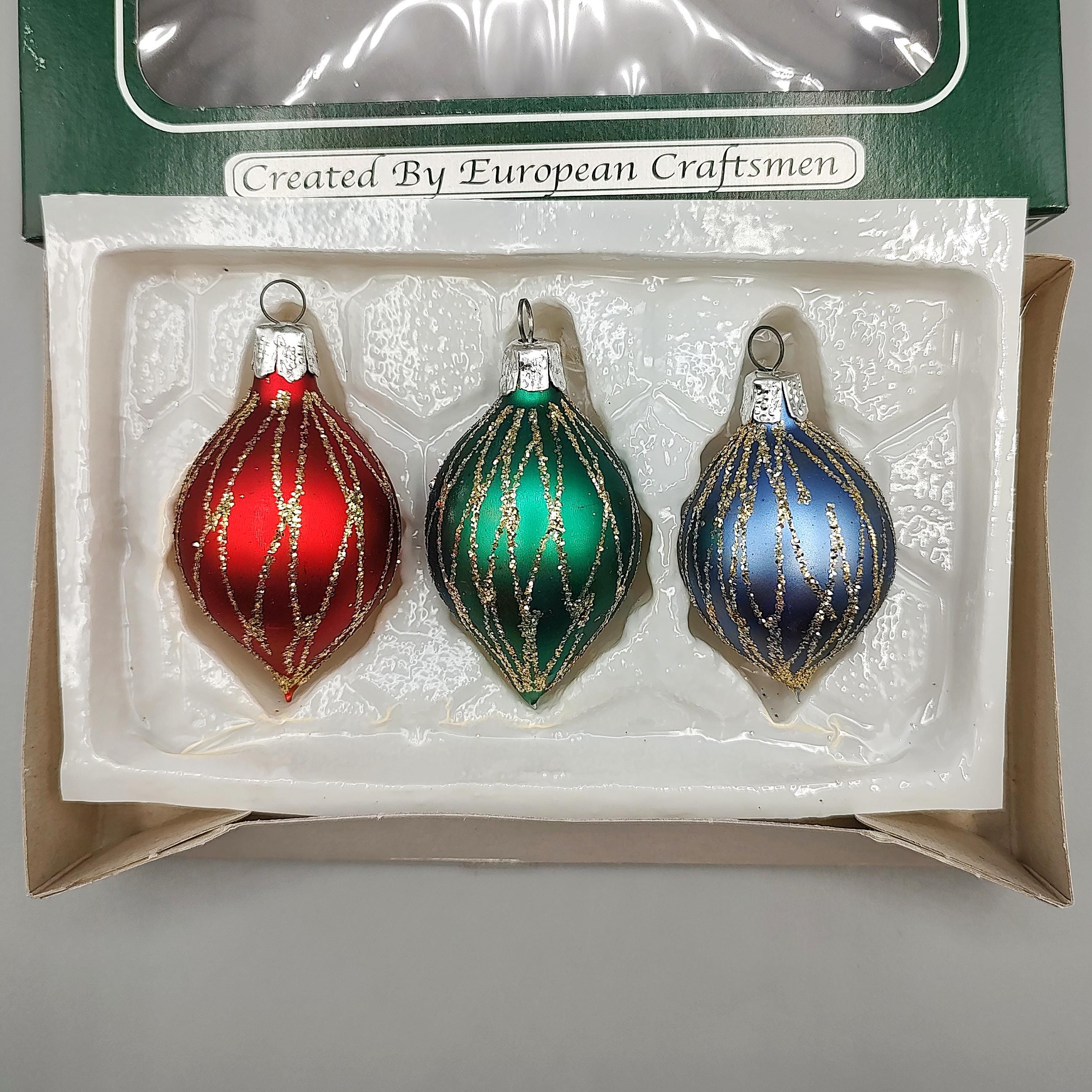 Vintage Tear Drop Christmas Ornaments - Etsy