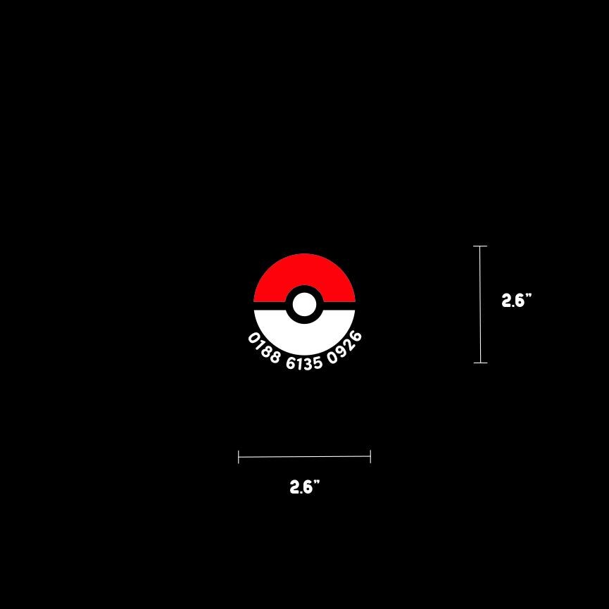 Red Ball L Decal | Car, Sticker, Vinyl, Master Ball, Gotta Catch Em All ...