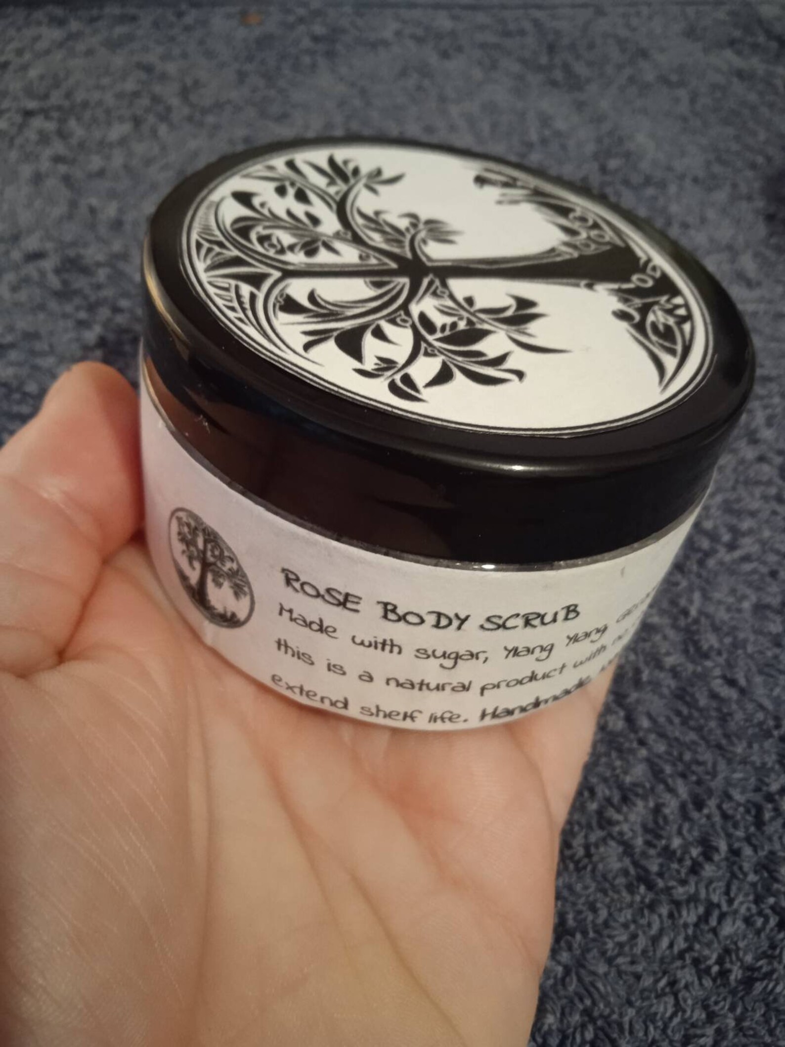 Rose Body Scrub 100g Etsy Ireland