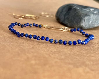 18K Lapis Bracelet