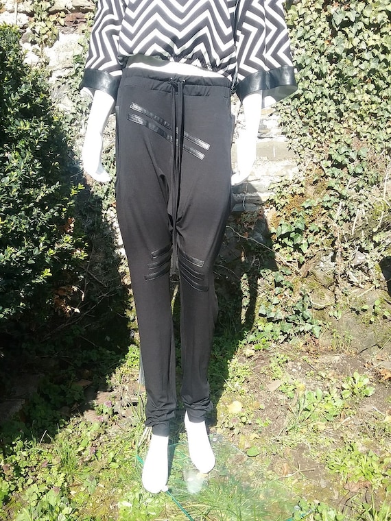 Pantalones de piel de color negro para mujer | FASHIOLA.mx