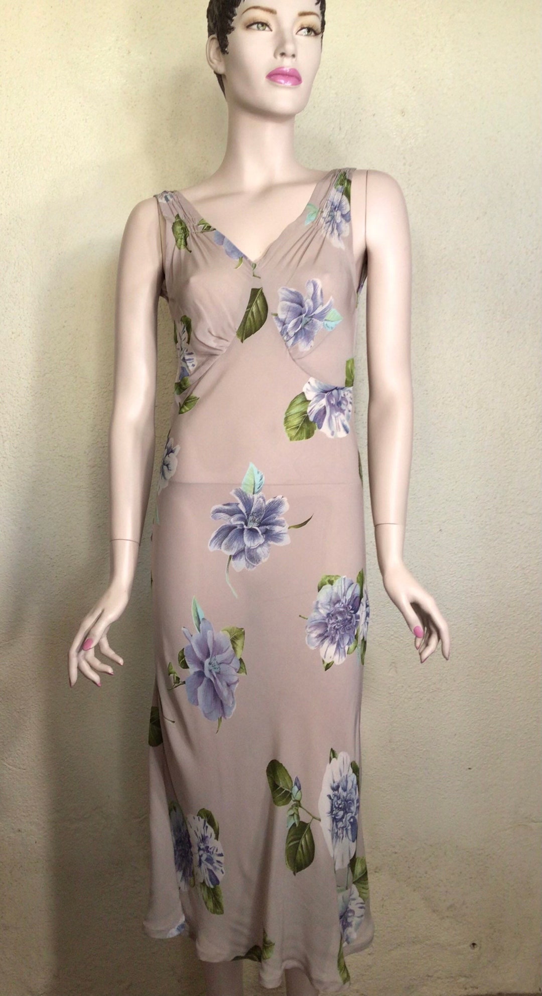 Sweep Train Chiffon Sexy Dress with Slit Vintage Mauve Plus Size