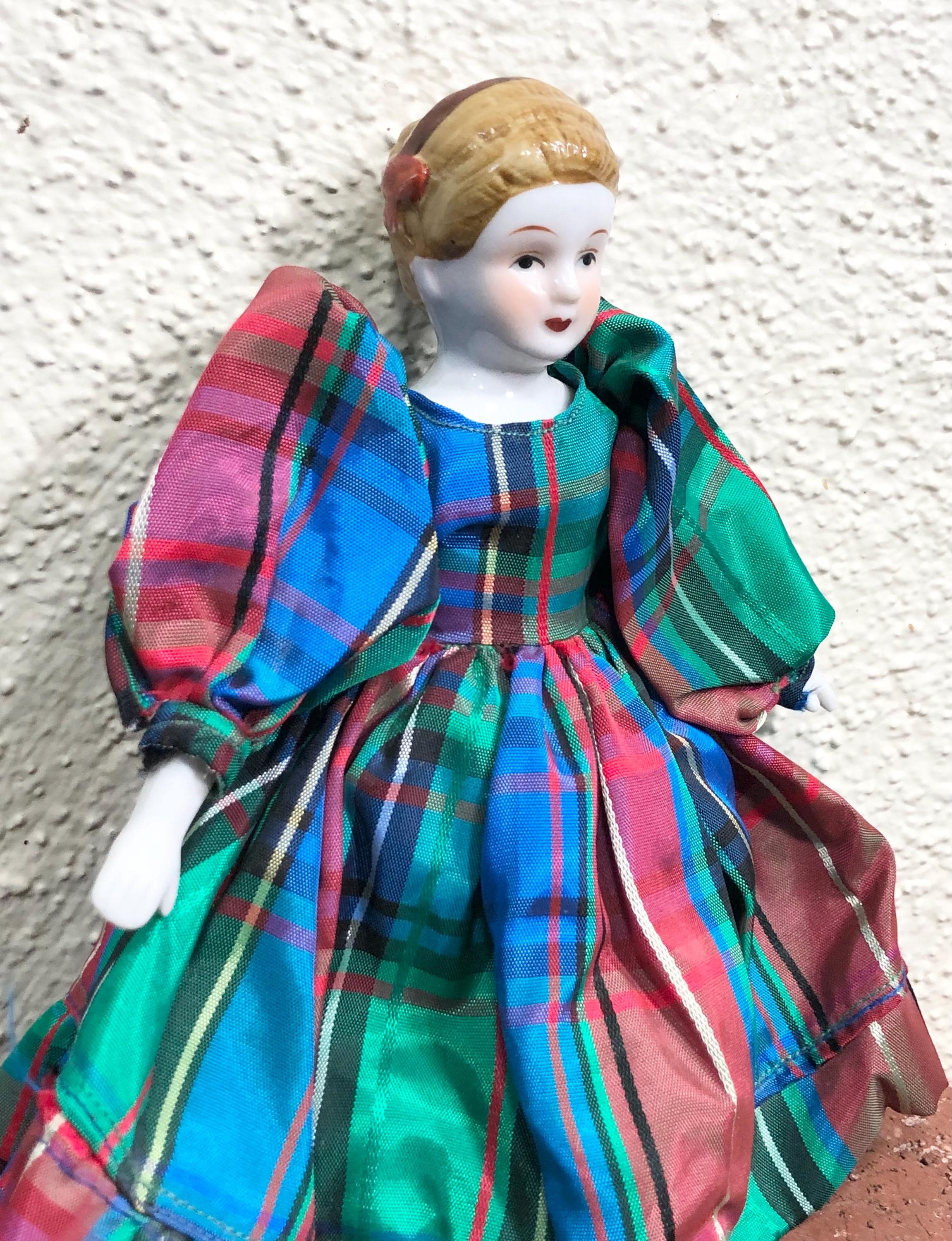 Porcelain Doll 6 Blue Dress - Etsy