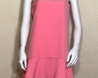 Vintage Y2K Pink Babydoll Mini Dress: Sleeveless Tunic